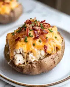 Crack Chicken Stuffed Baked Potatoes Recipe