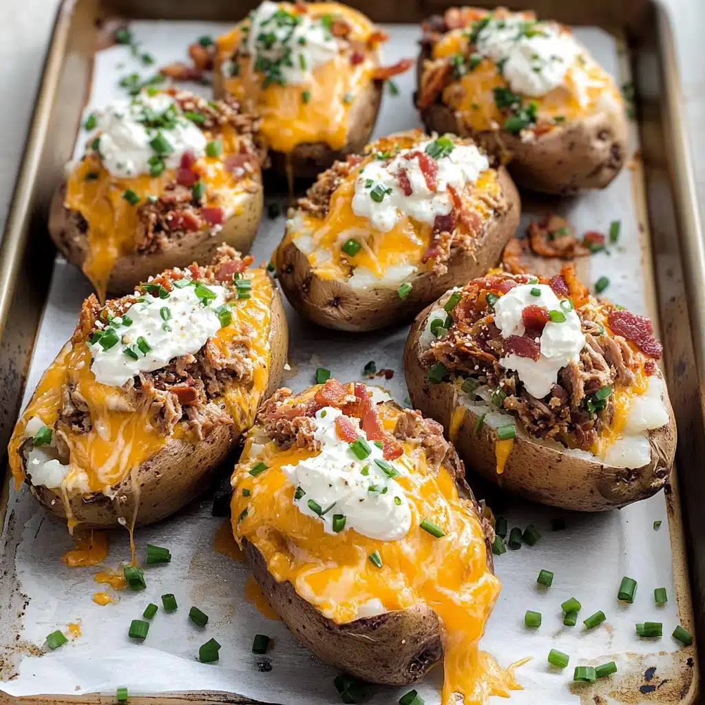 Crack Chicken Stuffed Baked Potatoes Recipe - Recipe Image
