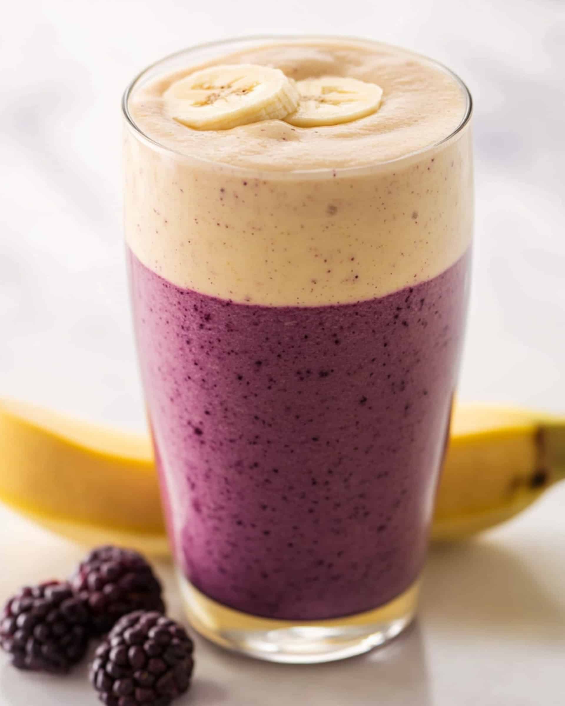 Blackberry Banana Protein Smoothie Recipe