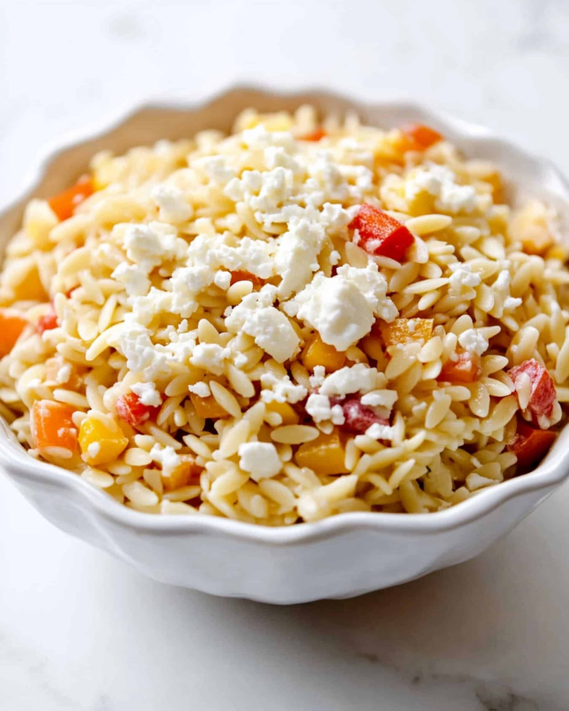 Sundried Tomato Feta Orzo Salad Recipe