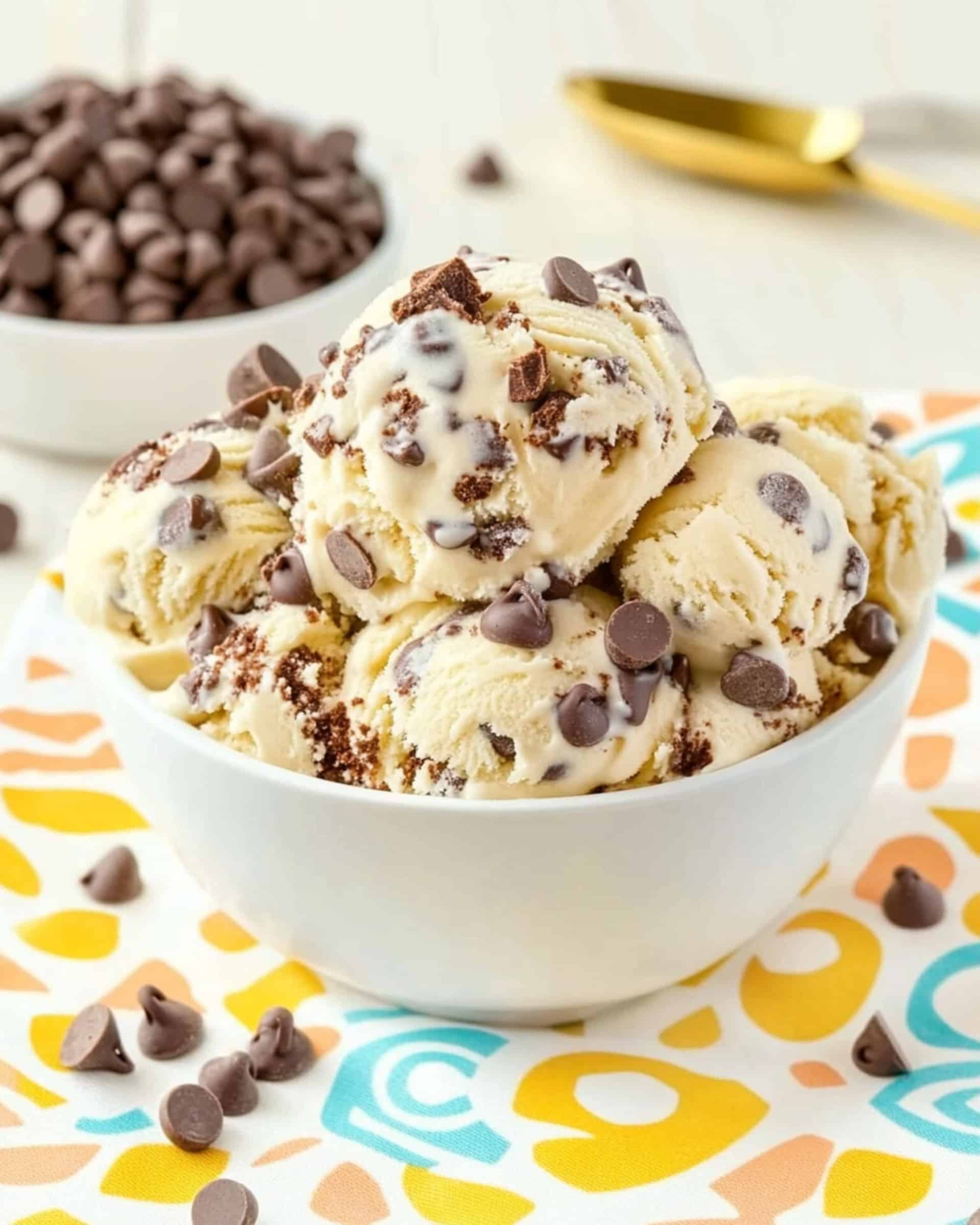 Chocolate Chip Cookie Dough Ice Cream Recipe