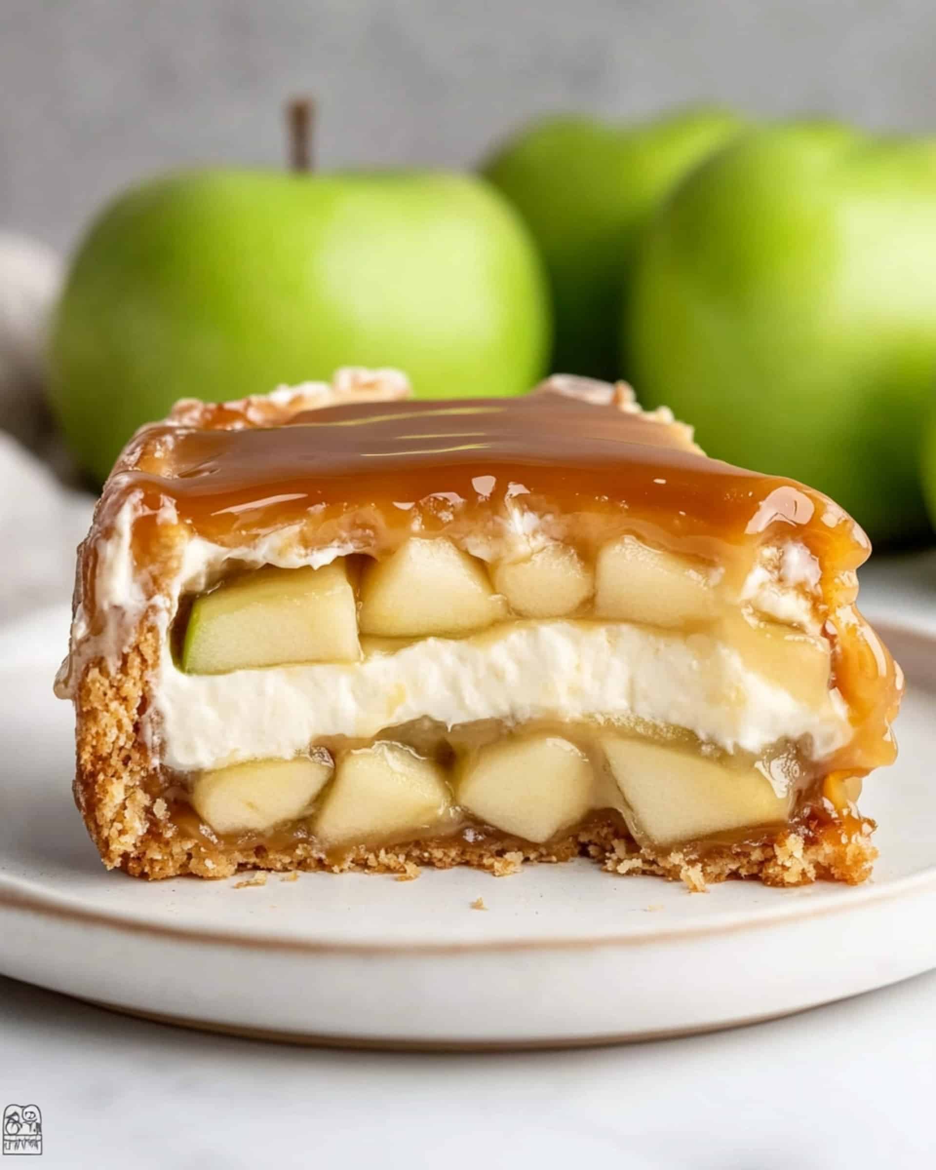 Caramel Apple Eclair Cake Recipe