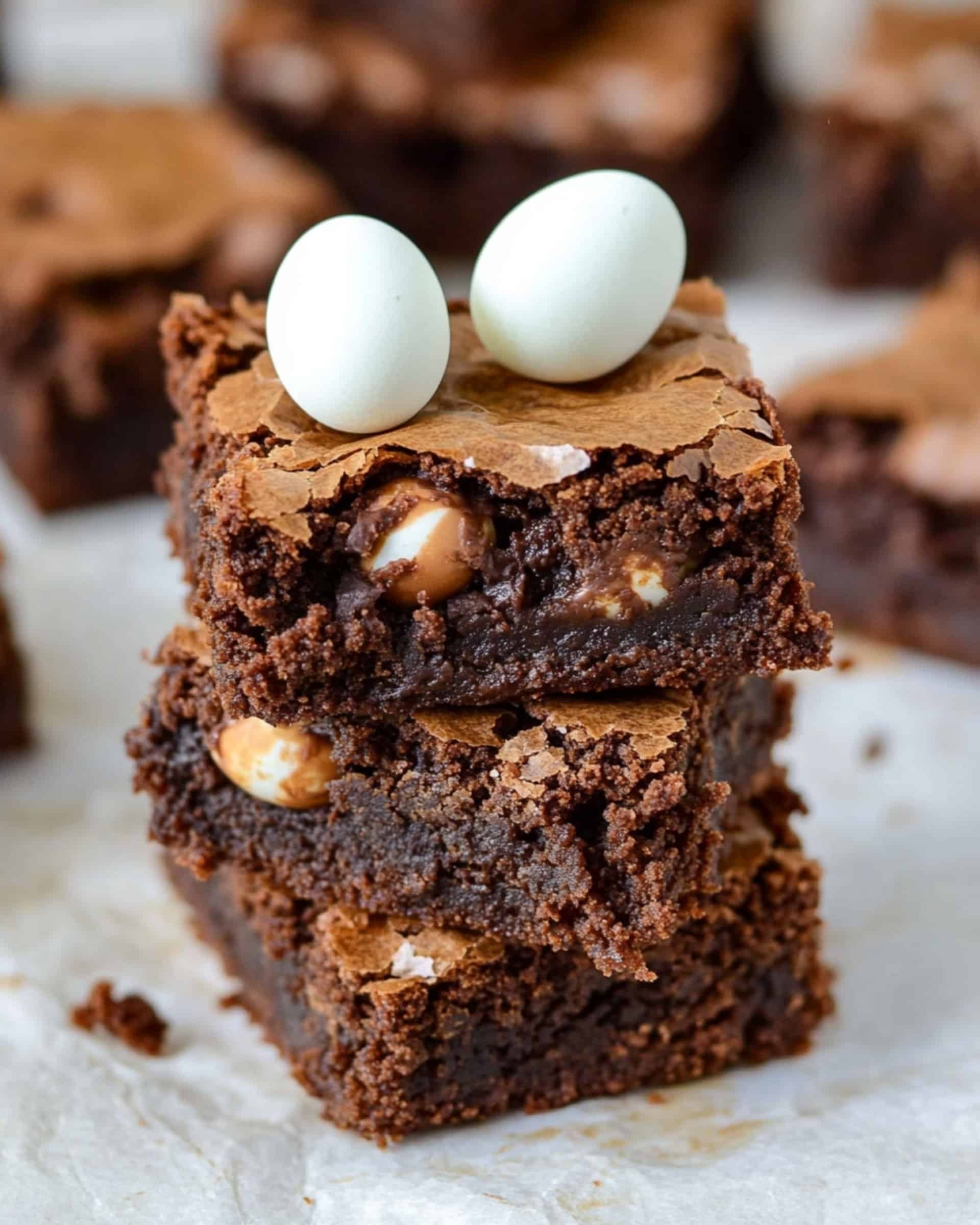 Mini Egg Nutella Brownies Recipe