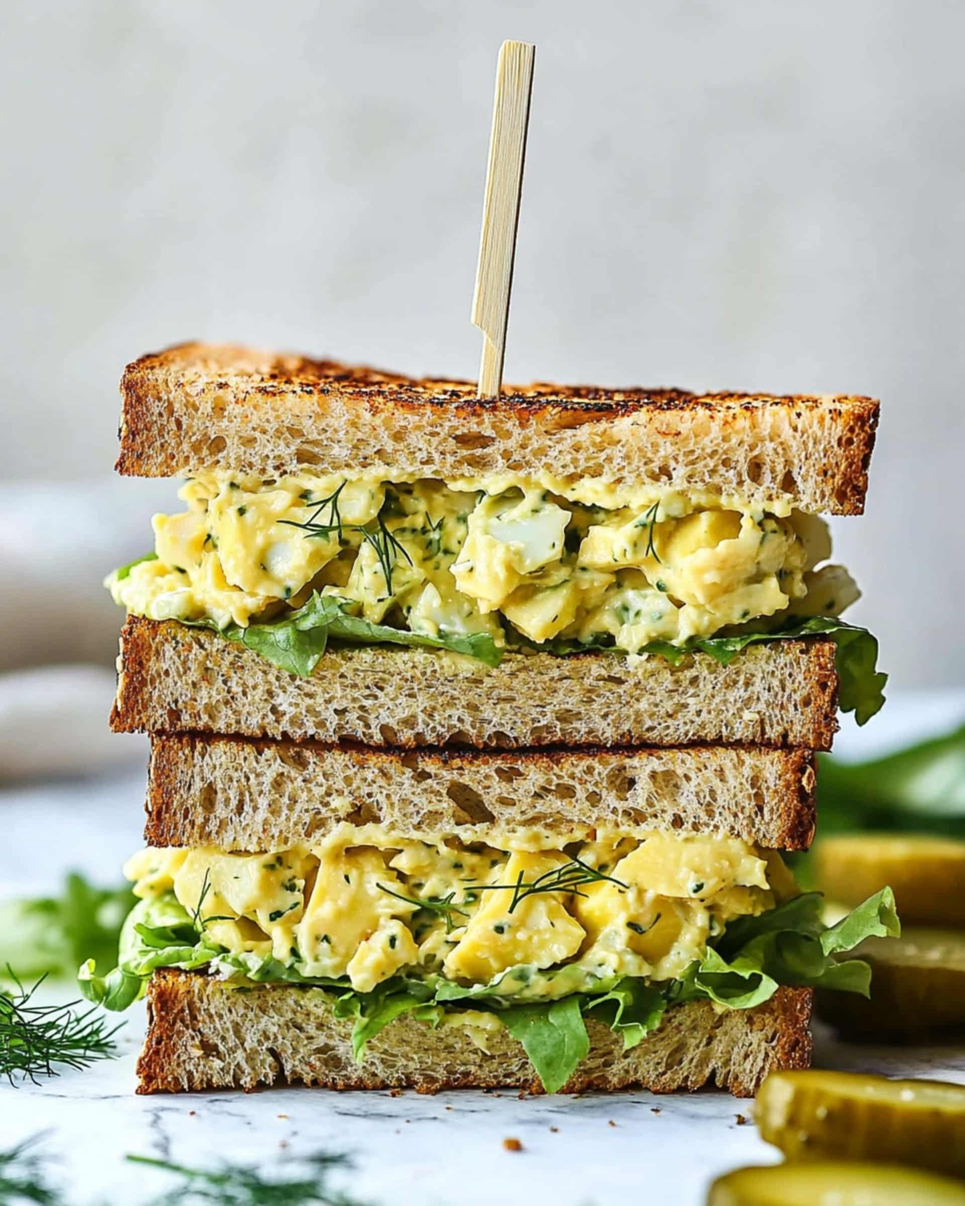 Dill Pickle Cottage Cheese Egg Salad Recipe