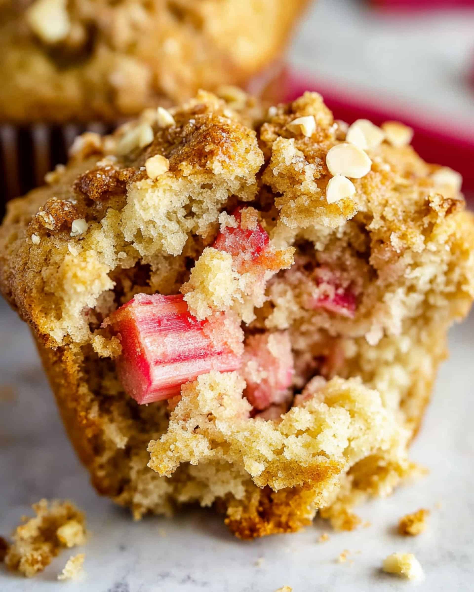 Rhubarb Streusel Muffins Recipe