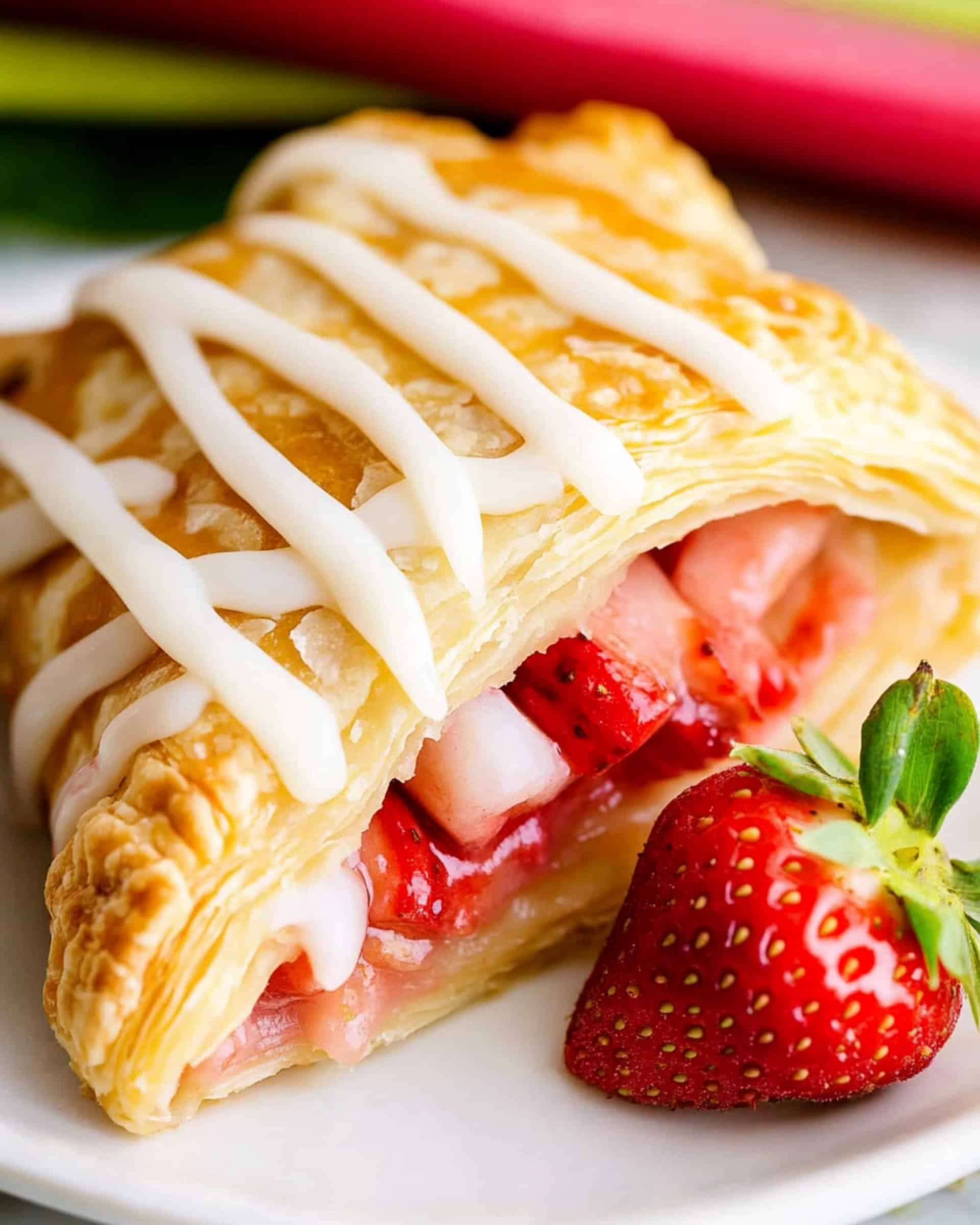 Strawberry Rhubarb Turnovers Recipe