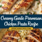 Creamy Garlic Parmesan Chicken Pasta Recipe