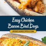 Southern Chicken Bacon Cheddar Dogs Recipe