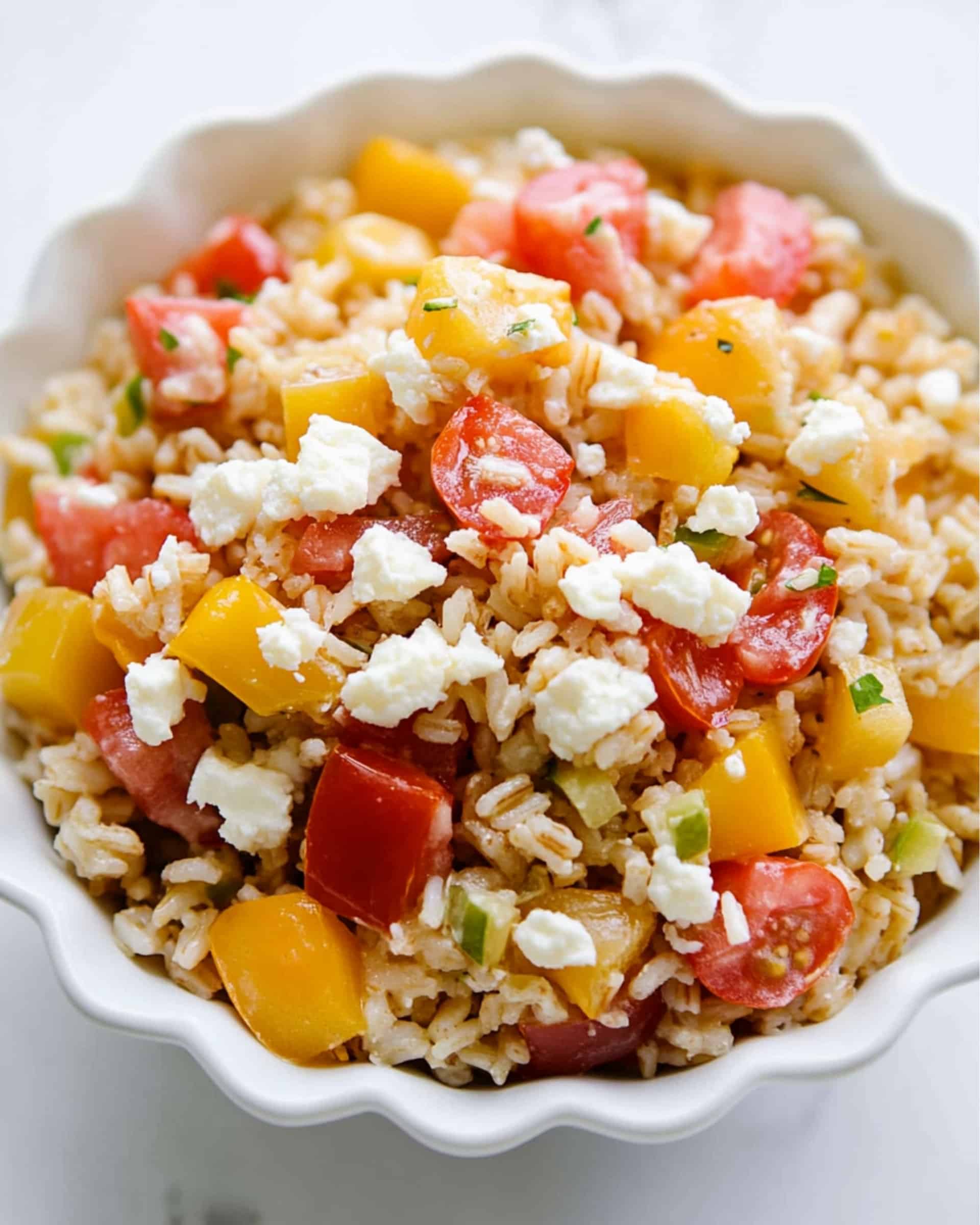 Sundried Tomato Feta Orzo Salad Recipe