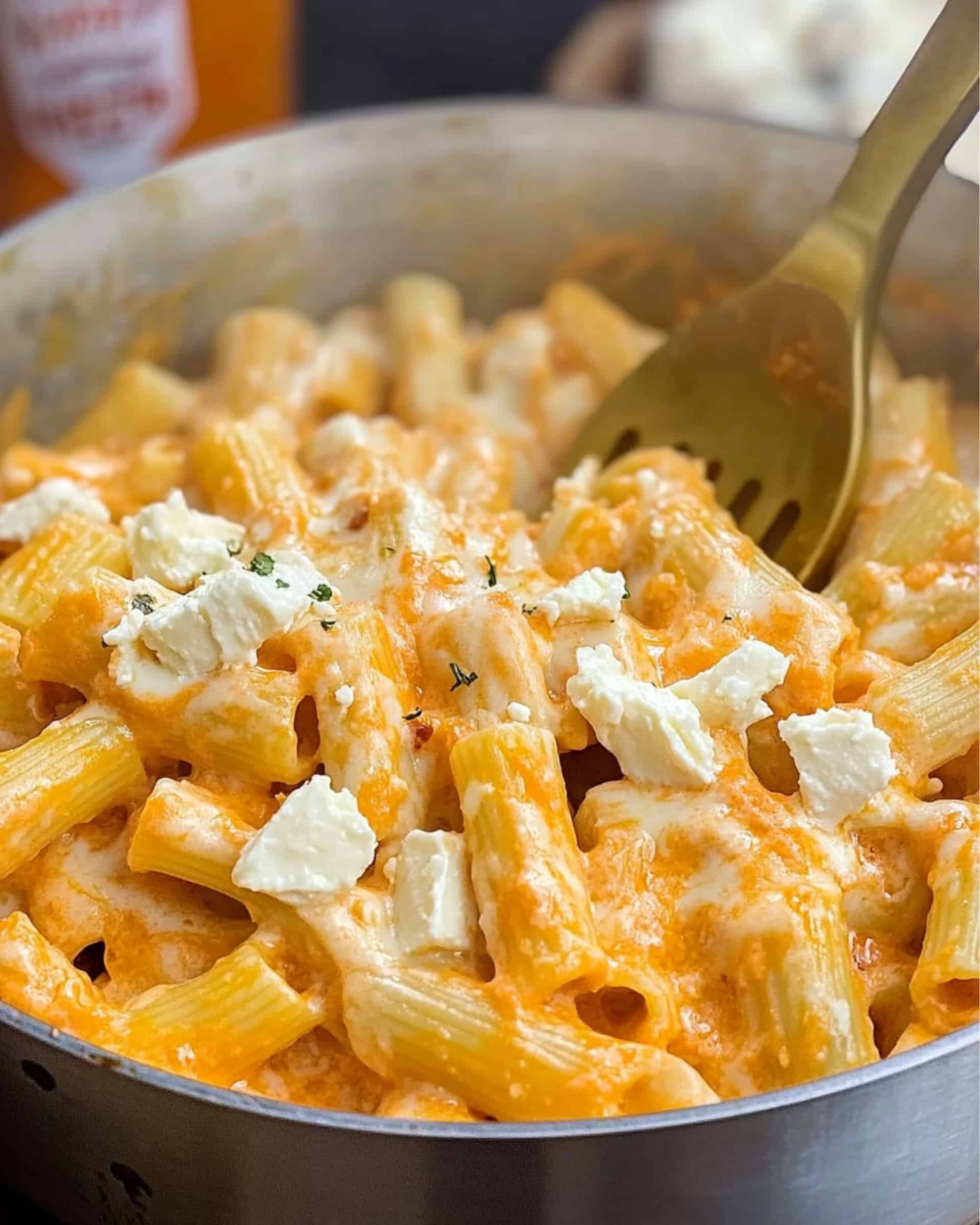 One-Pot Creamy Buffalo Chicken Pasta Recipe