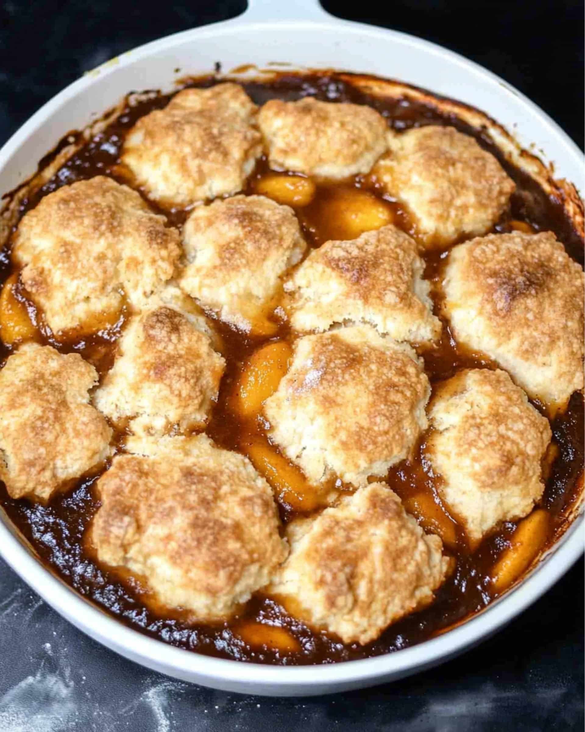 Best Peach Cobbler Recipe in Cast Iron Skillet