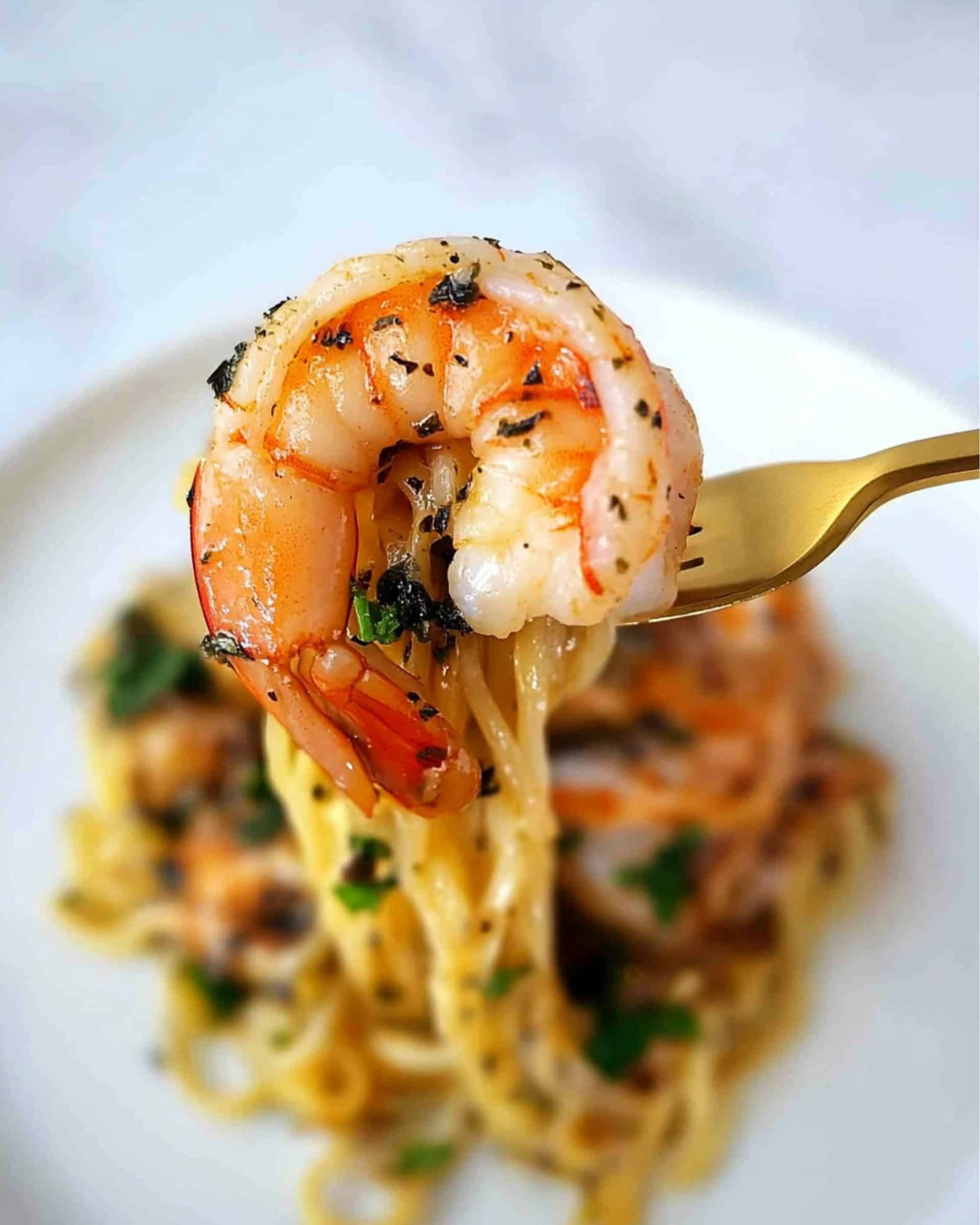 Lemon Garlic Butter Shrimp with Zoodles Recipe