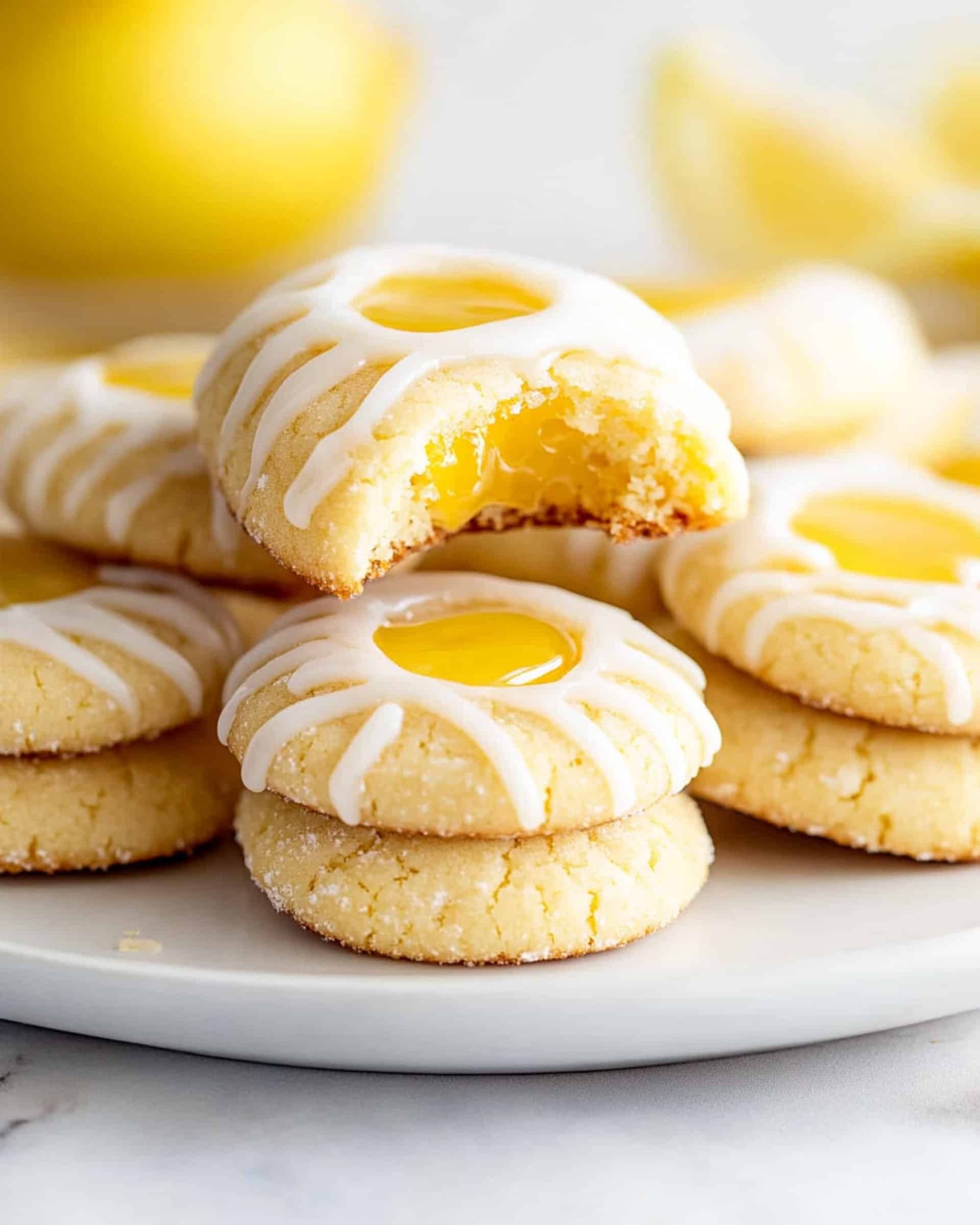 Lemon Thumbprint Cookies Recipe