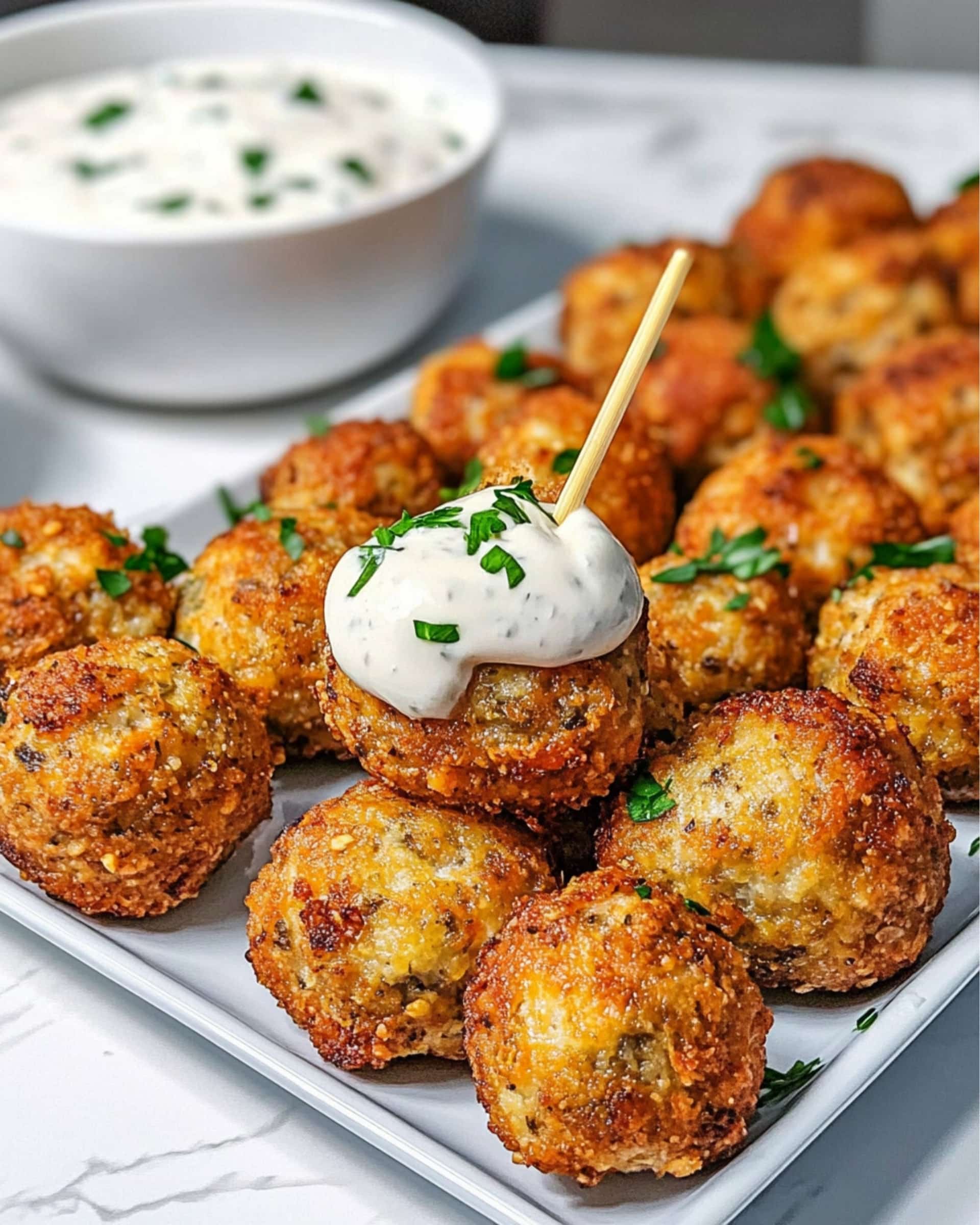 Crispy Hashbrown Sausage Bites Recipe