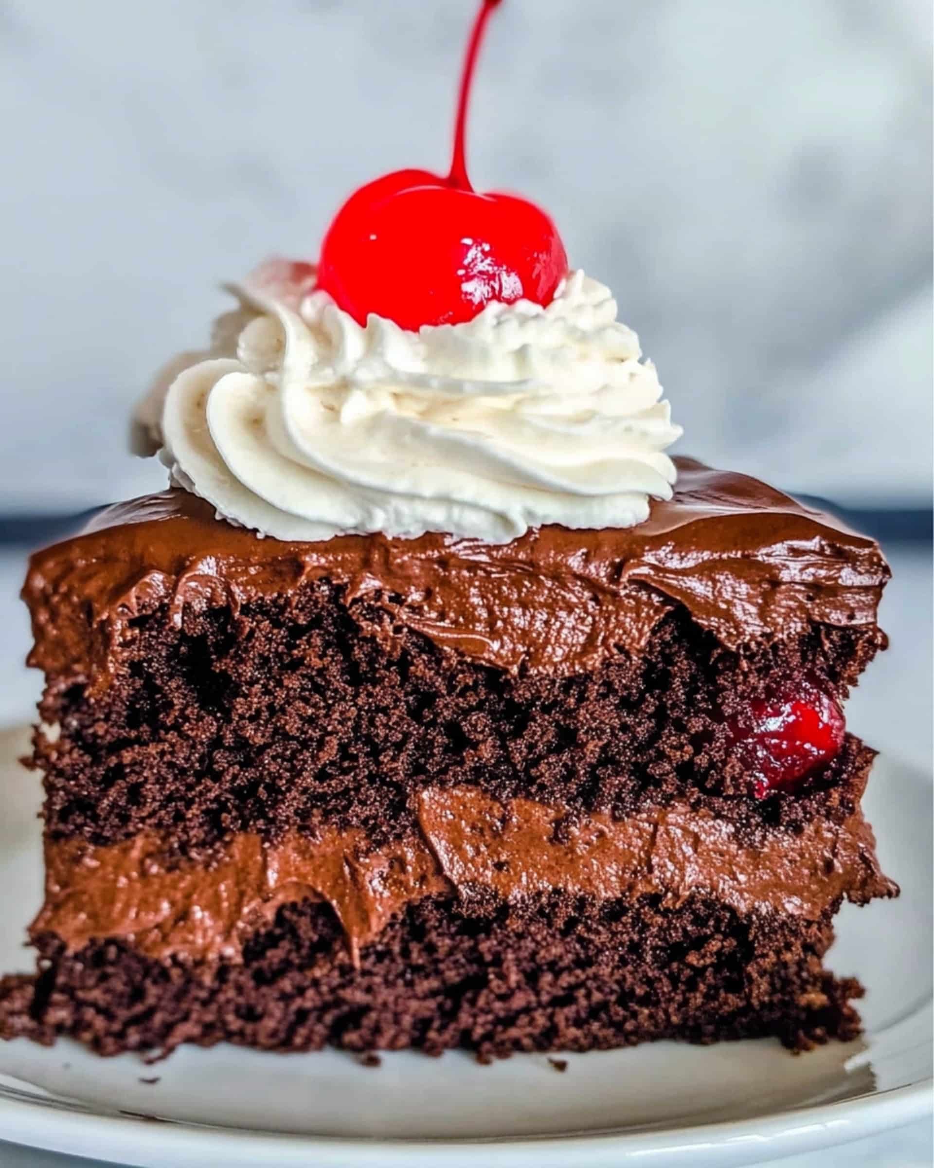 4 Ingredient Chocolate Cherry Cake Recipe