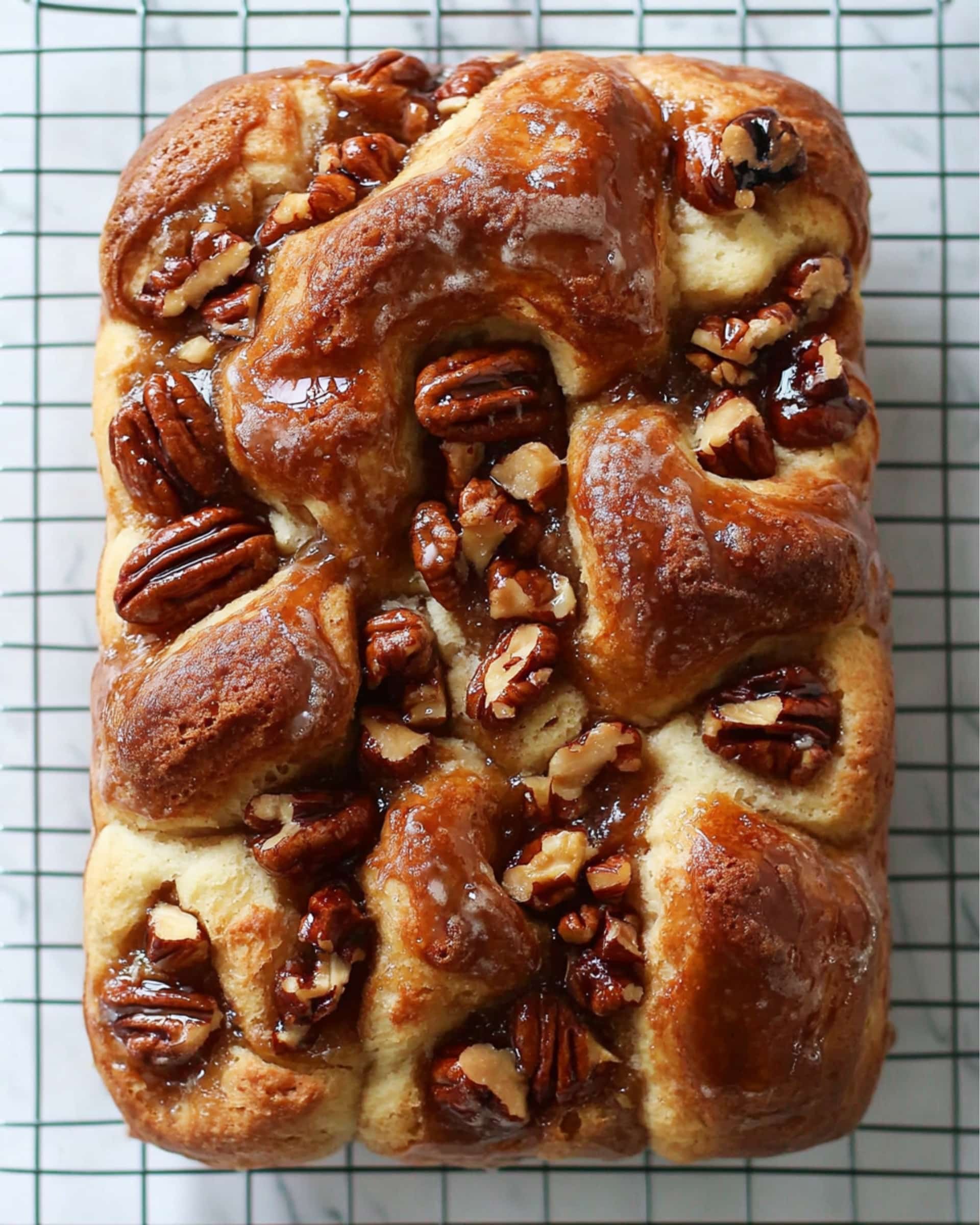Sticky Pecan Sourdough Focaccia Recipe