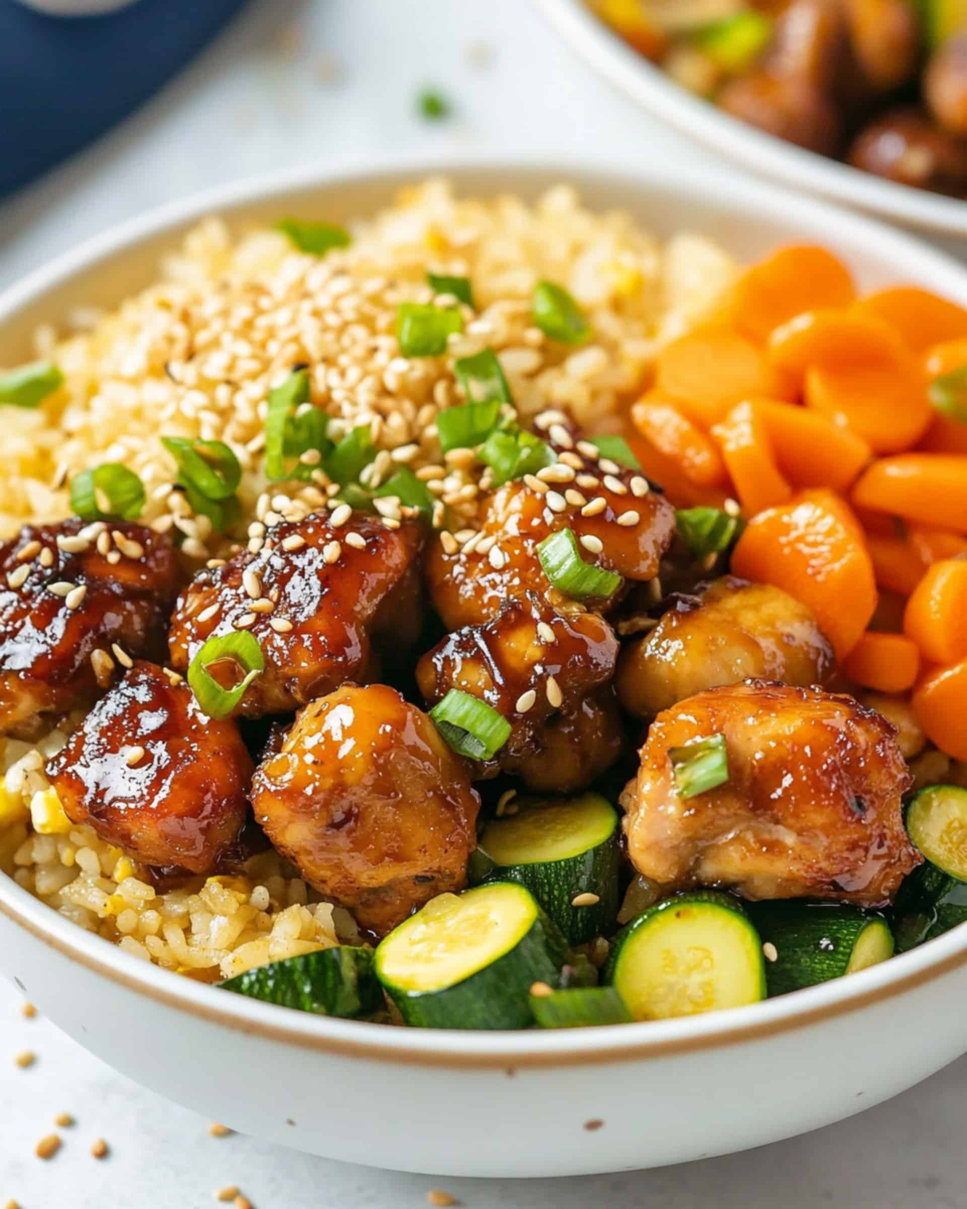 Homemade Hibachi Style Chicken Bowls Recipe