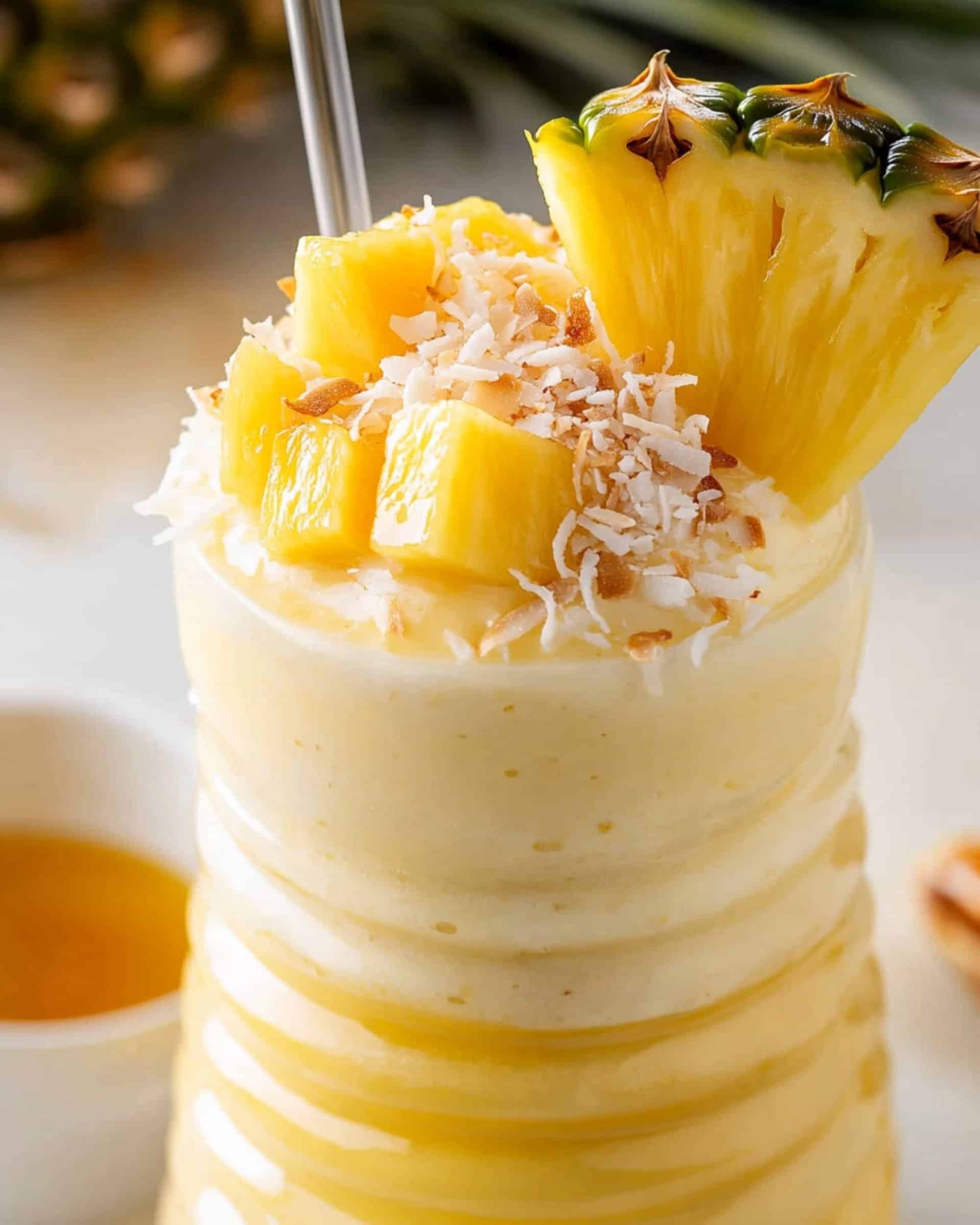 High Protein Tropical Cottage Cheese Smoothie Recipe