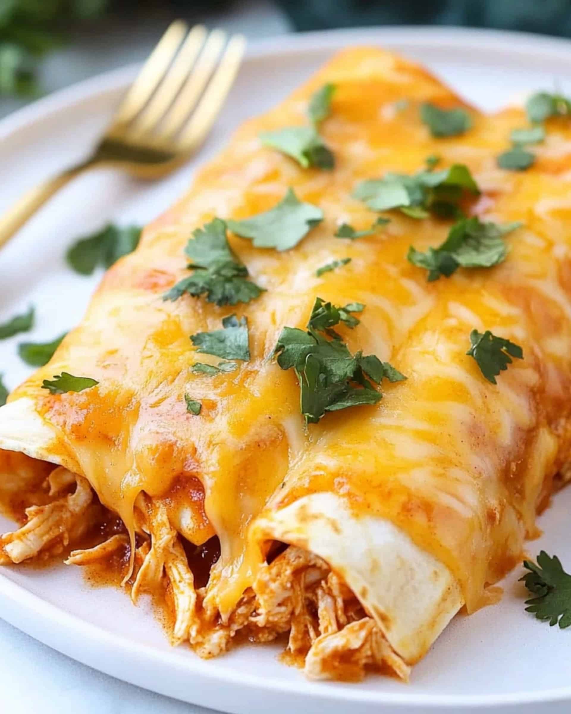 Rotisserie Chicken Enchiladas with Corn Tortillas Recipe