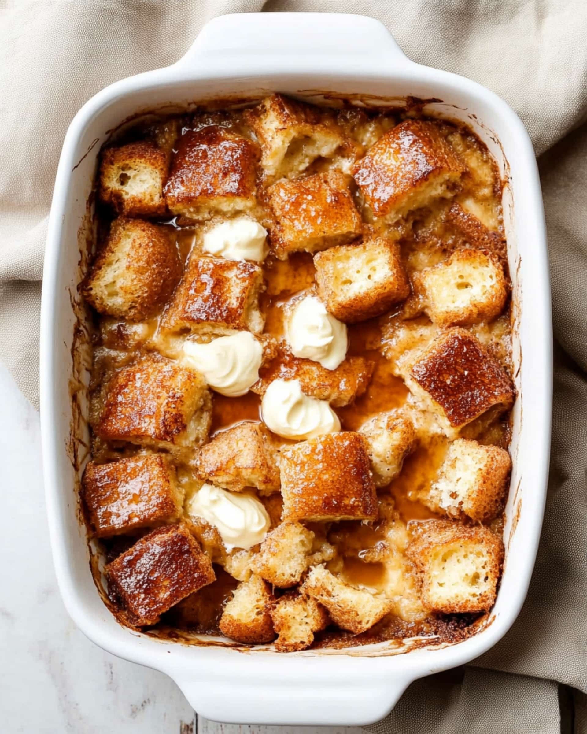 Baked Cream Cheese French Toast Casserole Recipe