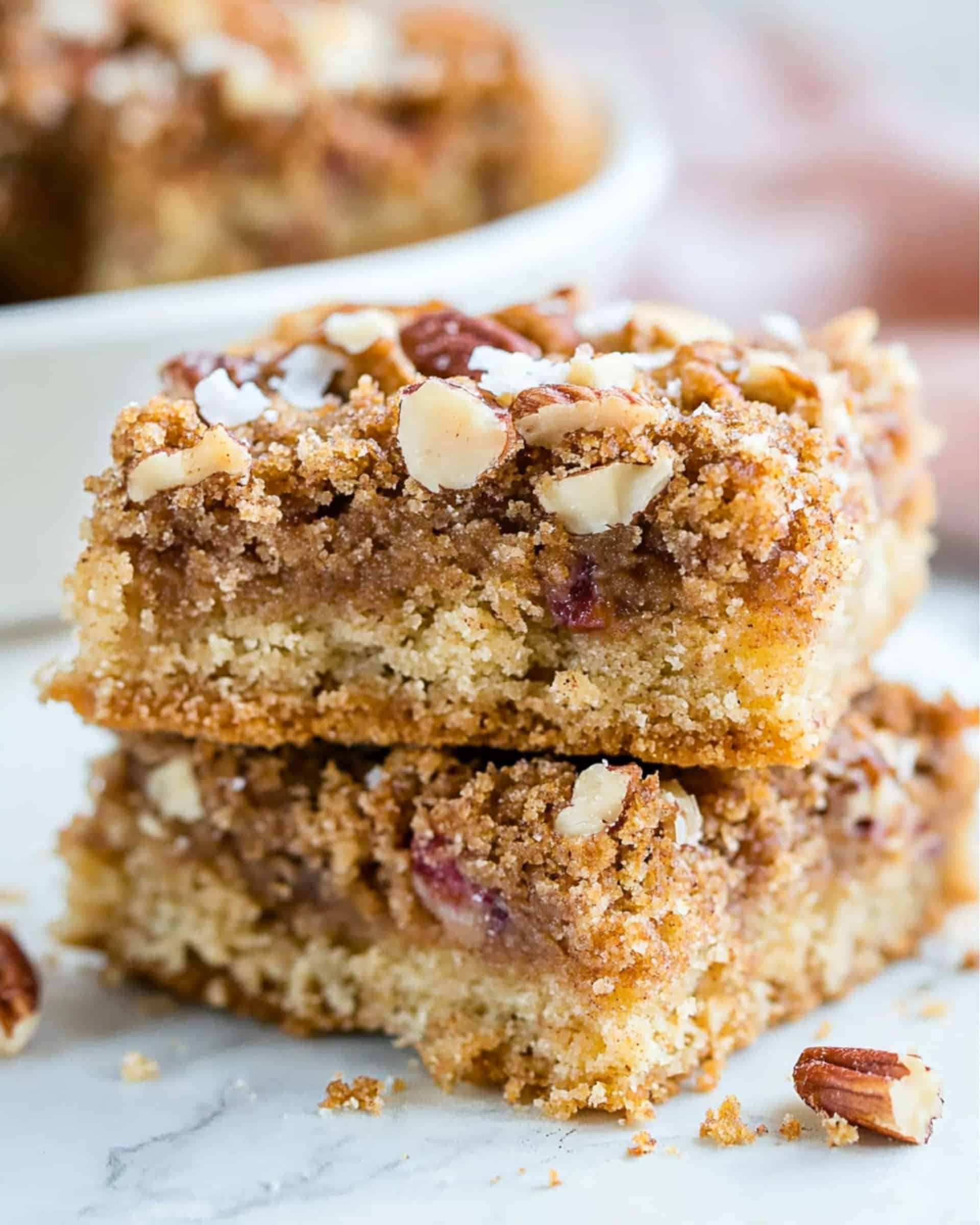 Rhubarb Streusel Coffee Cake Recipe