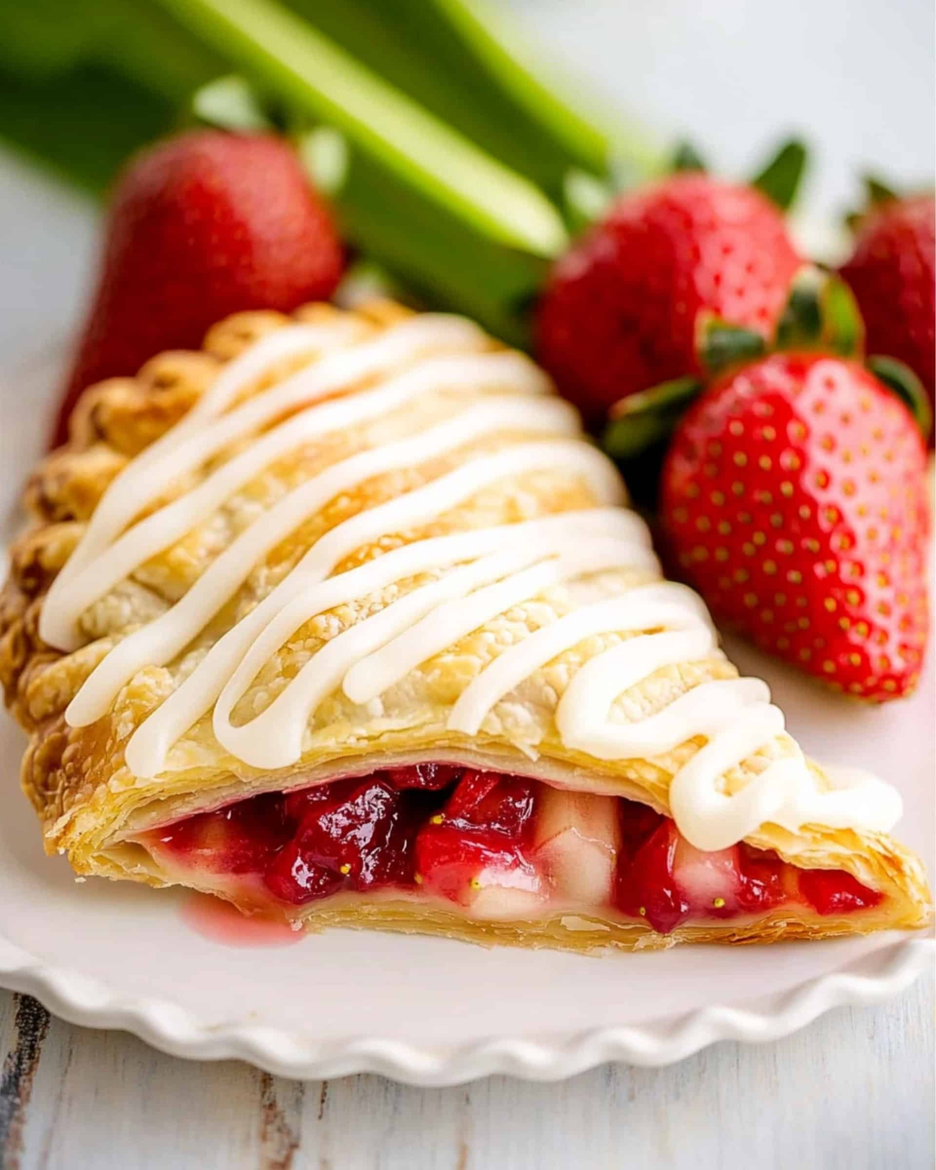 Strawberry Rhubarb Turnovers Recipe