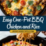 BBQ Chicken and Rice Skillet Recipe