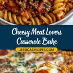 Cheesy Pepperoni Pasta Bake Recipe