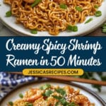 Creamy Spicy Shrimp Ramen Recipe