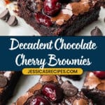 Cherry Chocolate Chip Brownies Recipe