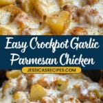 Garlic Parmesan Crockpot Chicken and Potatoes Recipe