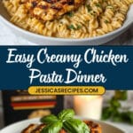 Creamy Parmesan Chicken Pasta Recipe
