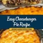 Cheesy Beef Burger Pie Recipe