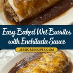 Cheesy Enchilada Burritos Recipe