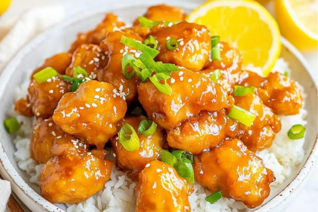 Easy Sticky Asian Lemon Chicken Recipe