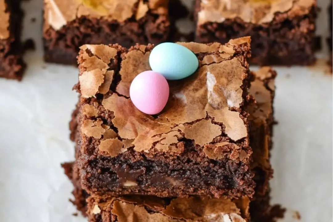 Mini Egg Nutella Brownies Recipe