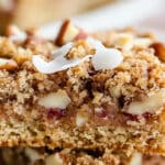 Rhubarb Streusel Coffee Cake Recipe