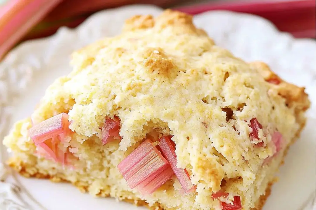Easy Rhubarb Scones Recipe