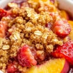 Strawberry Peach Crisp Recipe