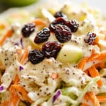 Apple Cranberry Poppy Seed Slaw Recipe