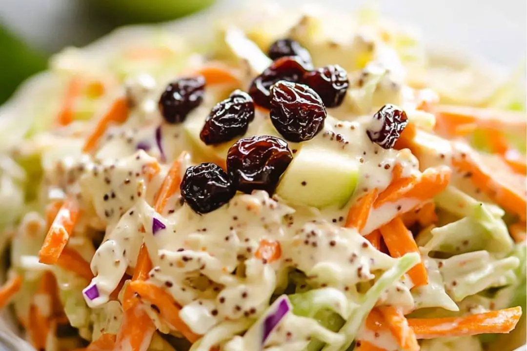 Apple Cranberry Poppy Seed Slaw Recipe