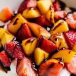 Whipped Honey Goat Cheese Dip with Balsamic Fruit Recipe