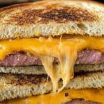 Smoked Sausage Triple Grilled Cheese Recipe