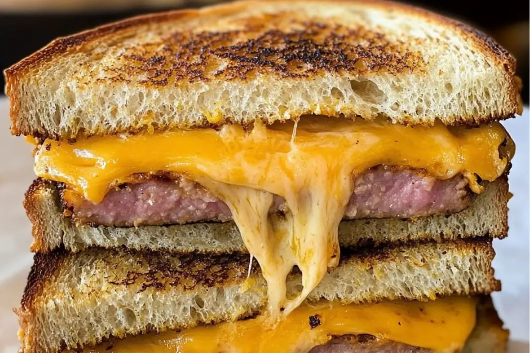 Smoked Sausage Triple Grilled Cheese Recipe