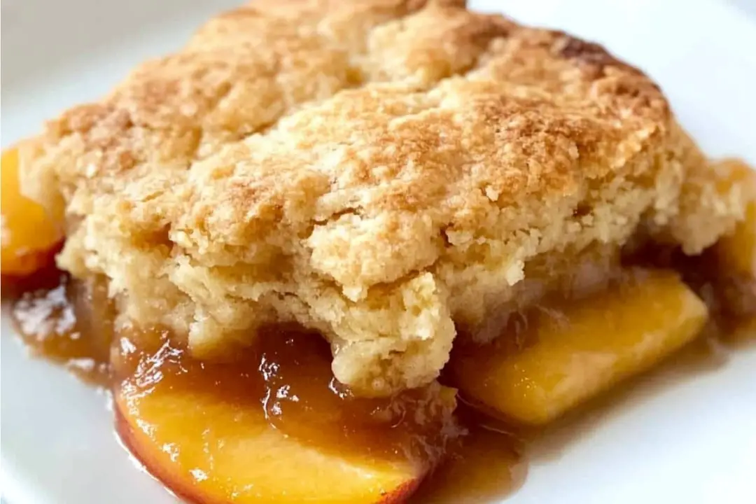 Best Peach Cobbler Recipe in Cast Iron Skillet