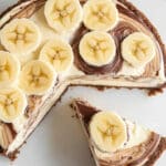 No Bake Nutella Cheesecake with Banana Recipe