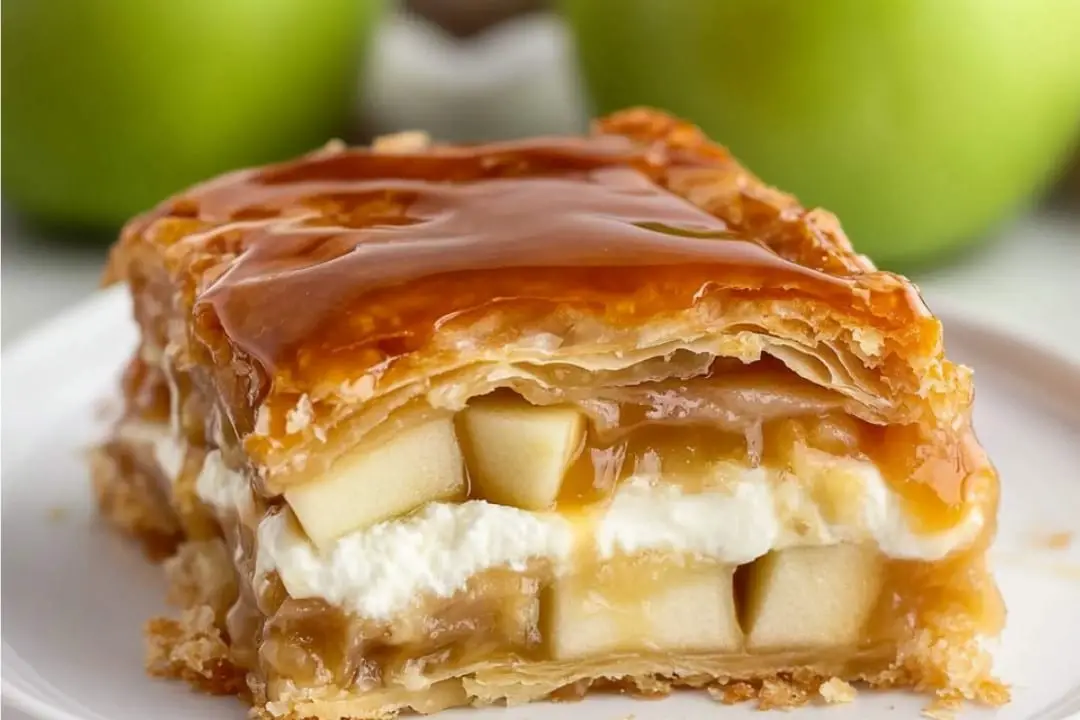 Caramel Apple Eclair Cake Recipe