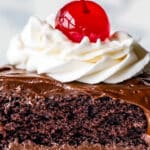 4 Ingredient Chocolate Cherry Cake Recipe