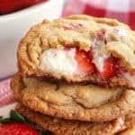 Sourdough Strawberry Cheesecake Cookies Recipe