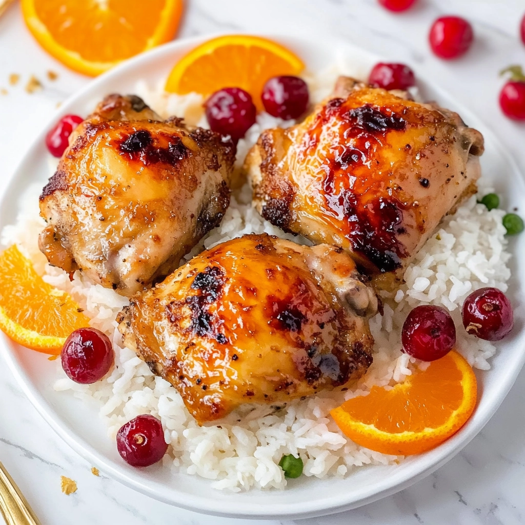 Cranberry Orange Chicken Recipe - Recipe Image